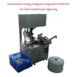 Fully-automatic cutting winding and tying machine WPM-81S for cotton thread 8-type single tying