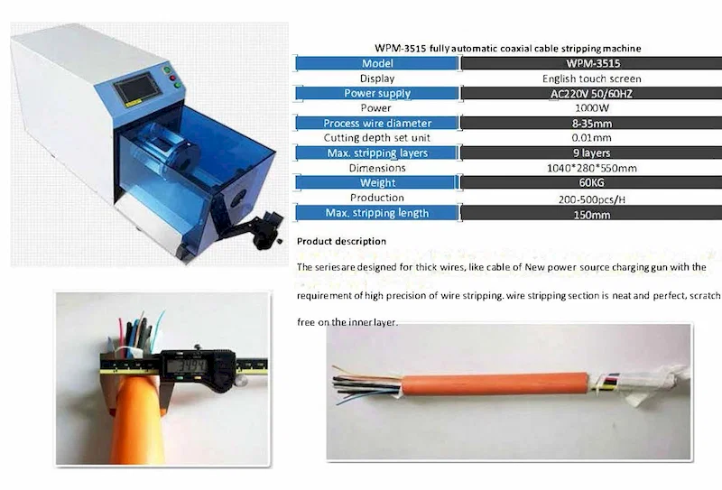 Coax Cable Stripper Machine, Coaxial Cable Stripping Machine, Coax Cable Stripping Machine